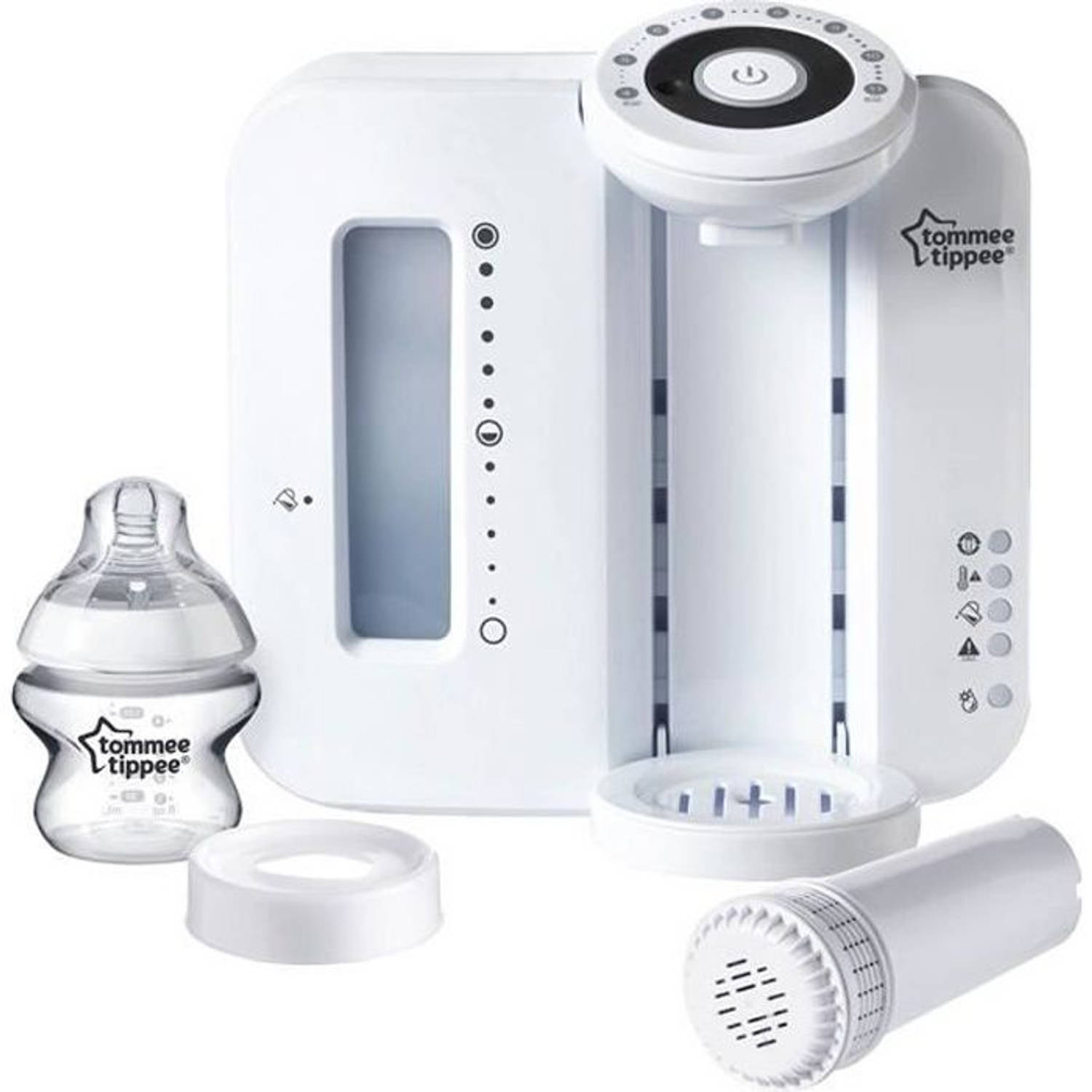 Tommee Tippee Perfect Prep Flesvoorbereiding Nieuwe Hotshot-functie Wit