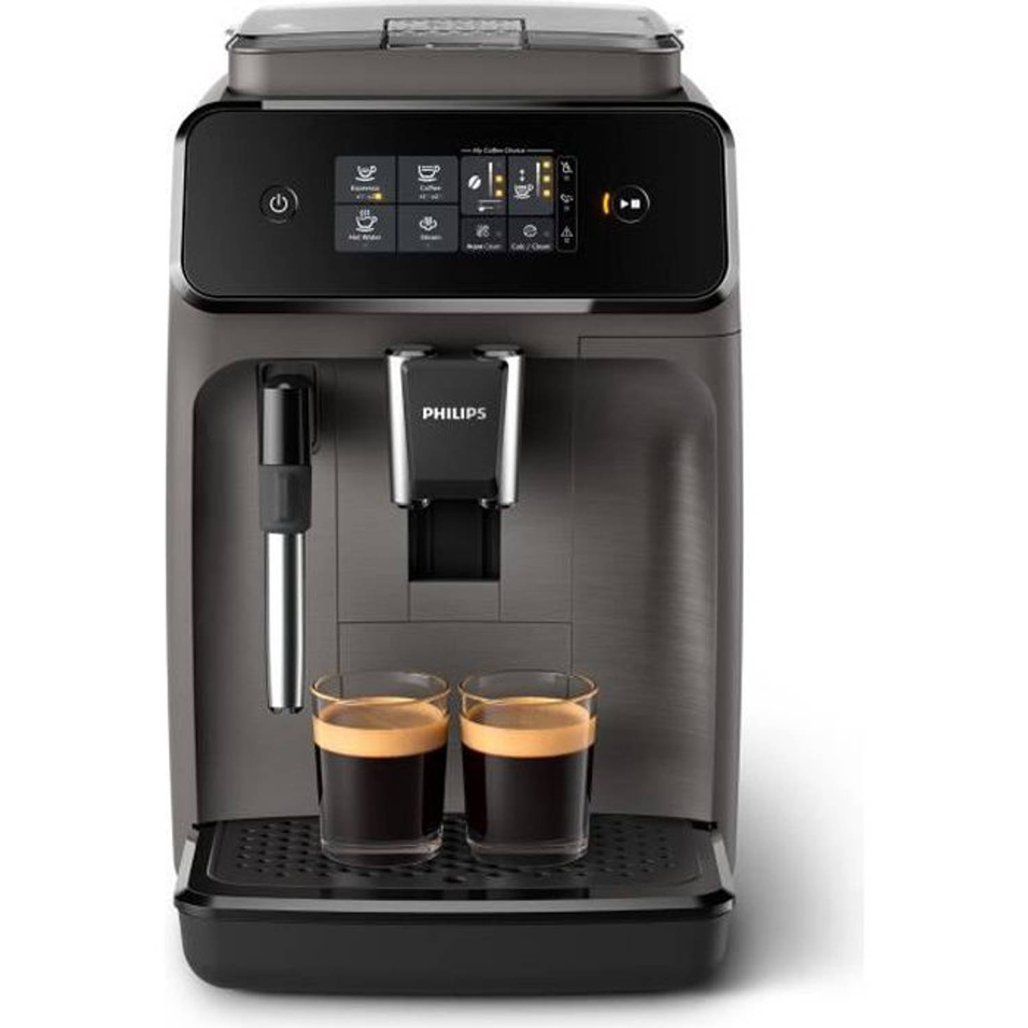 PHILIPS EP1010_00 Automatische espressomachine - Graanmolen - Melkopschuimer - Touchscreen - Kasjmiergrijs