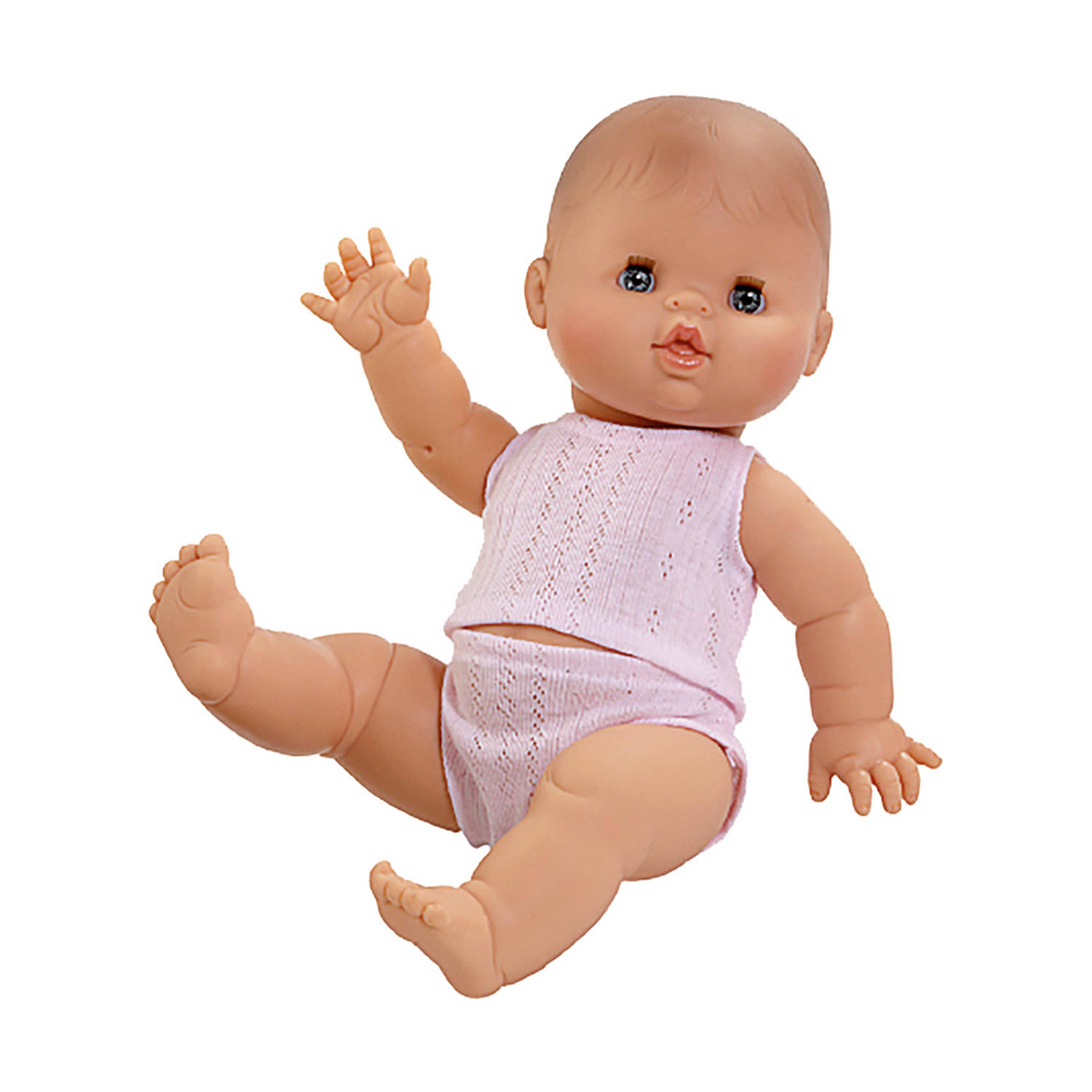 Paola Reina Gordi Babypop Meisje Wit Pyjama - 34 cm