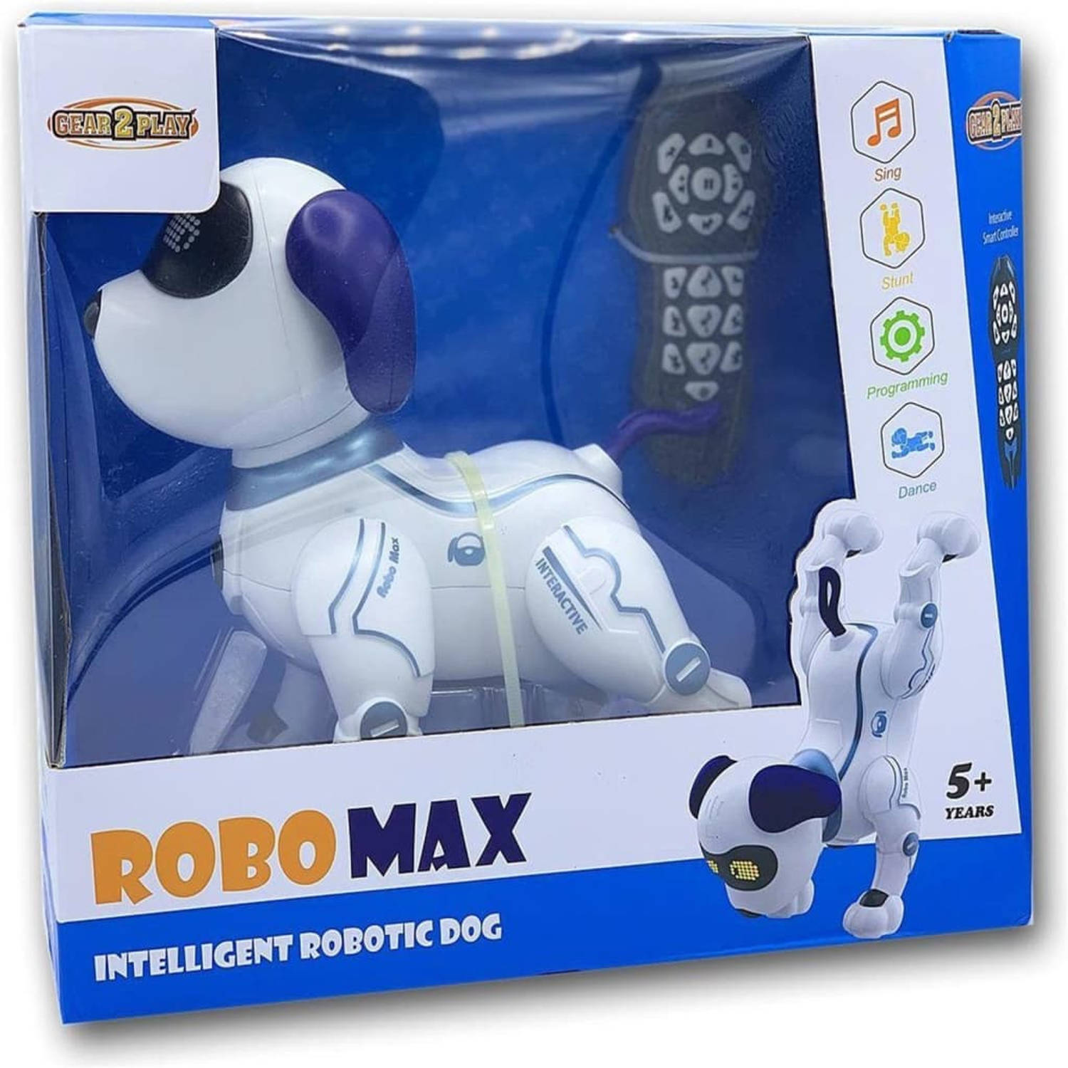 Gear2Play Hond Robo Max op bedienbaar interactief Blokker