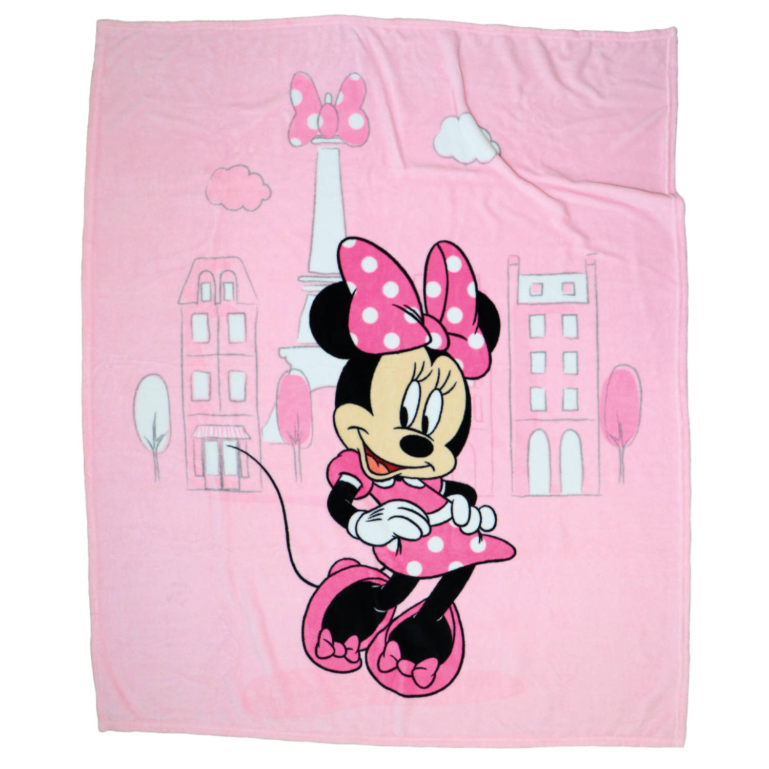 Disney Minnie Mouse Fleece Deken Shopping 110 X 140 Cm Polyester