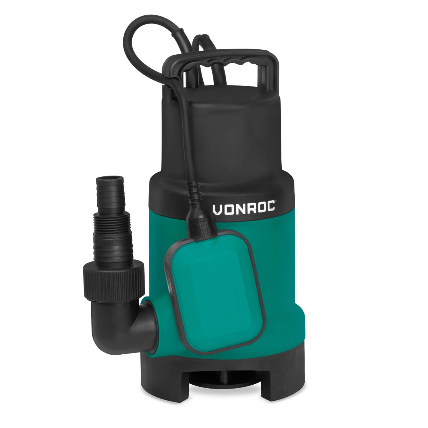 VONROC Dompelpomp - Waterpomp - 900W - 16000 l/h - Voor vuil- en schoonwater - Met vlotter
