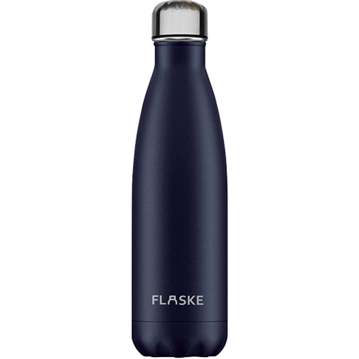 FLASKE - Bottle - 750ML/BLAUW/Dubbelwandig roestvrij staal/0
