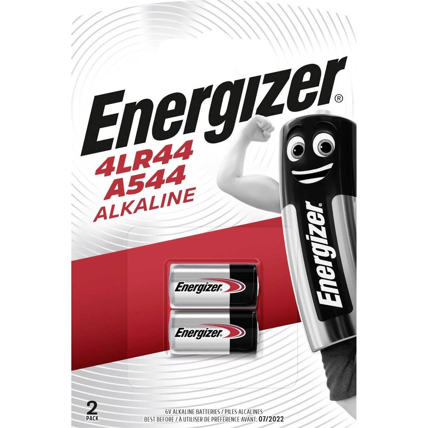Menstruatie Chemicaliën Reageer Energizer Alkaline Batterij 4LR44 6 V 2-Blister | Blokker