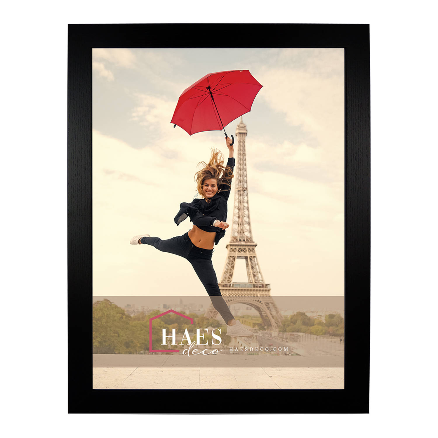 Haes Deco Houten Fotolijst Paris Zwart 30x40 Sp001311