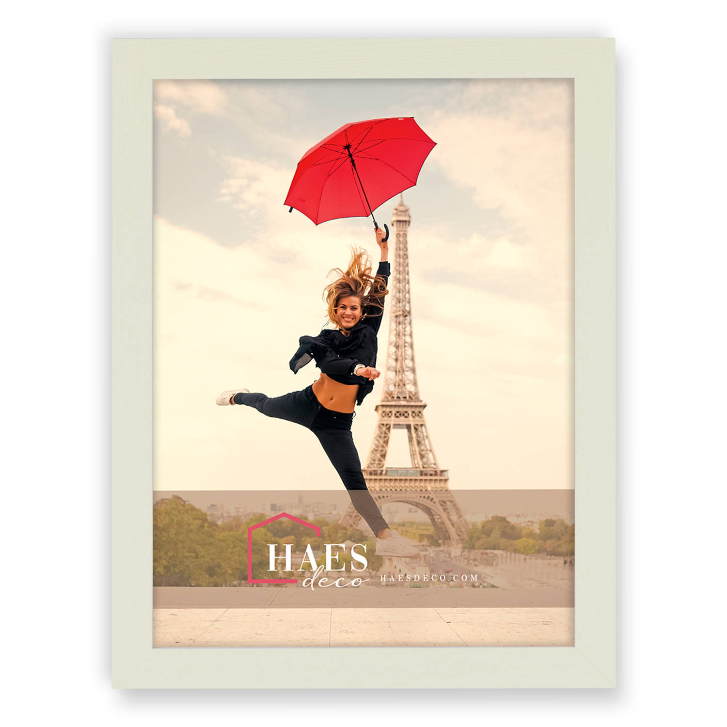HAES DECO - Houten fotolijst Paris wit 30x40 - SP001313