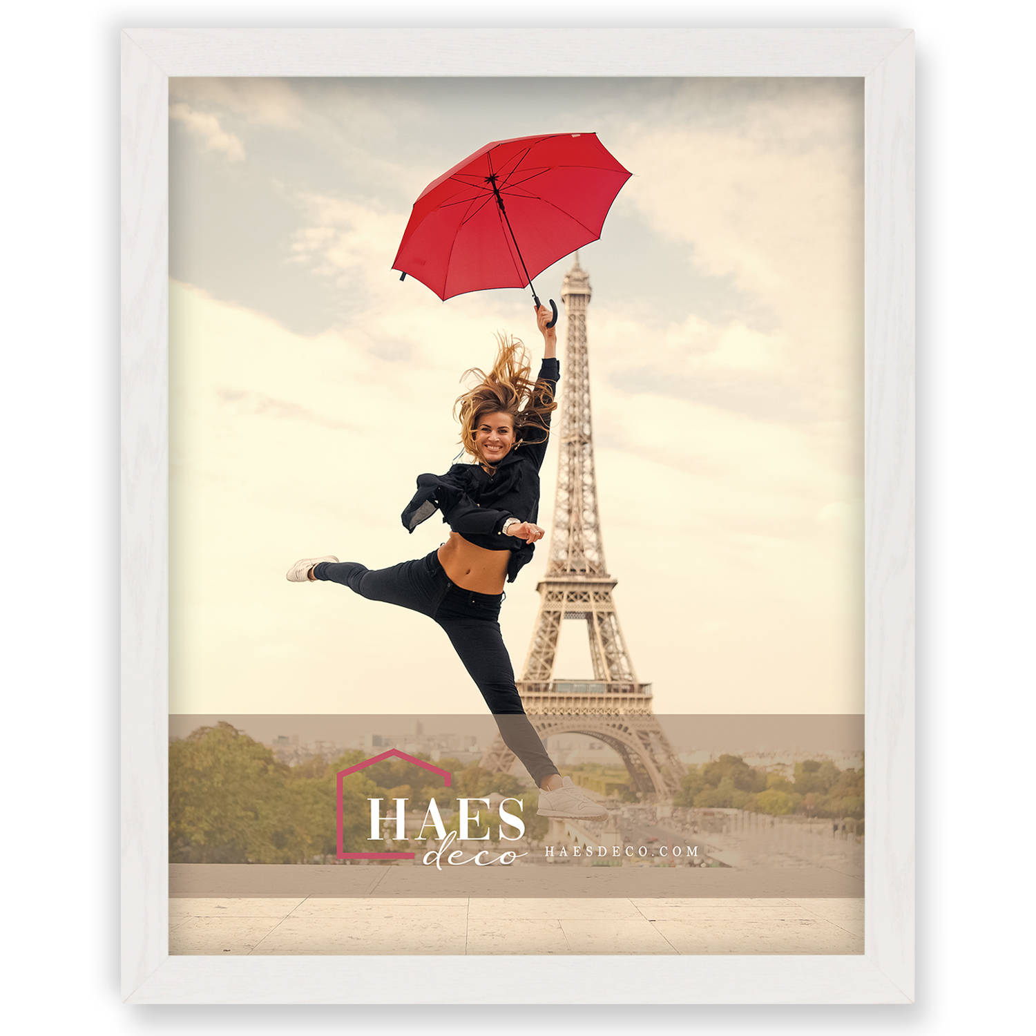 Haes Deco Houten Fotolijst Paris Wit 40x50 Sp001403