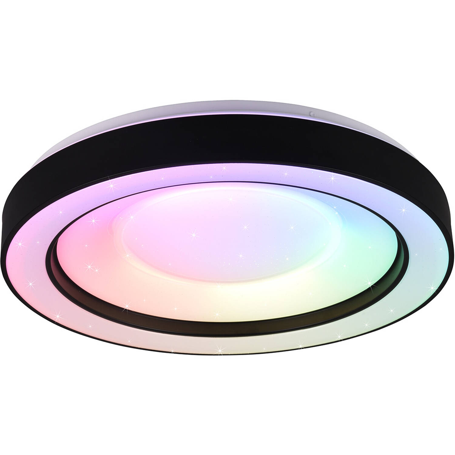 Perth groot Merchandising LED Plafondlamp - Plafondverlichting - Trion Aroma - 22W - RGBW - Dimbaar -  Aanpasbare Kleur - Afstandsbediening - | Blokker