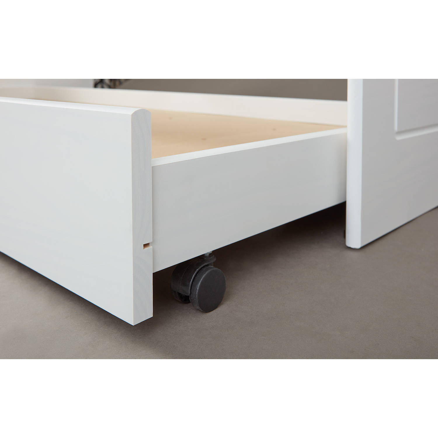 Malsu bed 90x200 cm met uitschuifbed wit. | Blokker