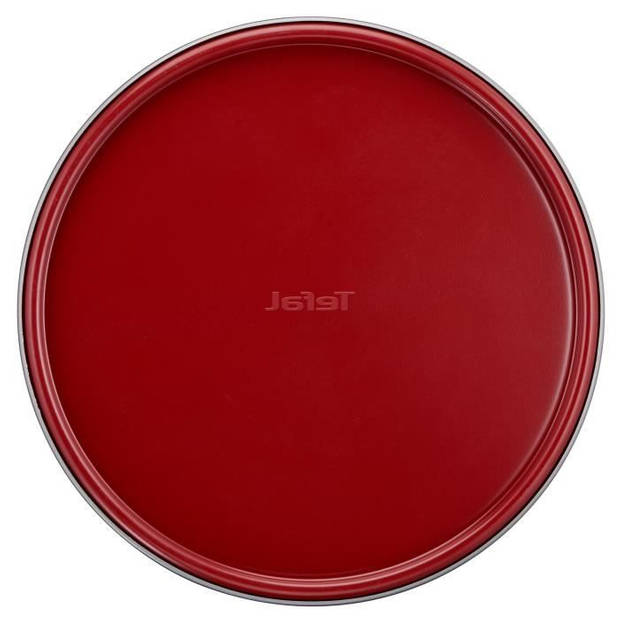 TEFAL scharniervorm van Delibake-staal - Ø 17 cm - rood en grijs