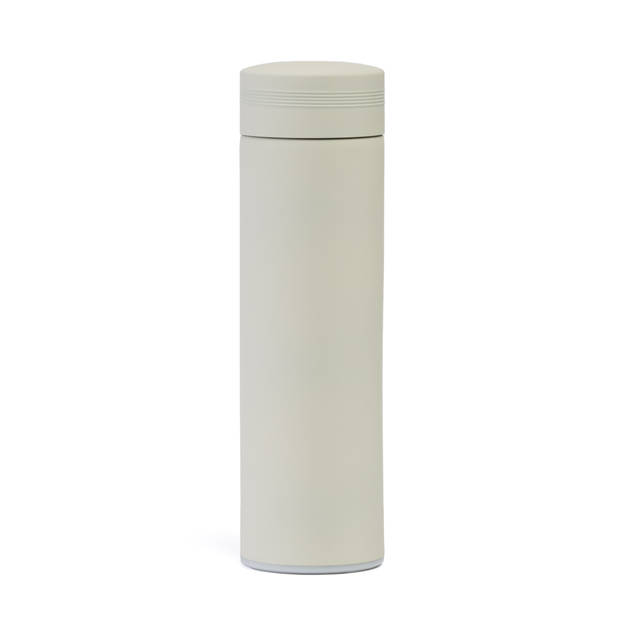 Sareva Thermosfles - met uitneembaar filter - Creme - 500 ml