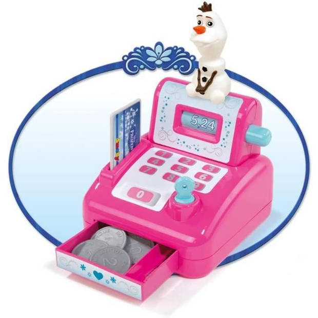 Smoby - frozen - ijswinkel - kinderkassa - 22 accessoires + 1 olaf-figuur