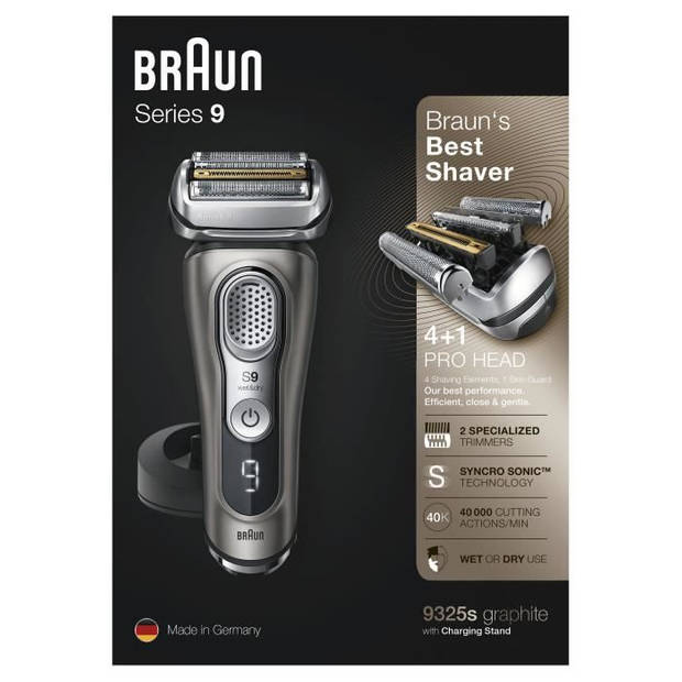 BRAUN Series 9 9325s elektrisch scheerapparaat - herenbaard - navulbaar