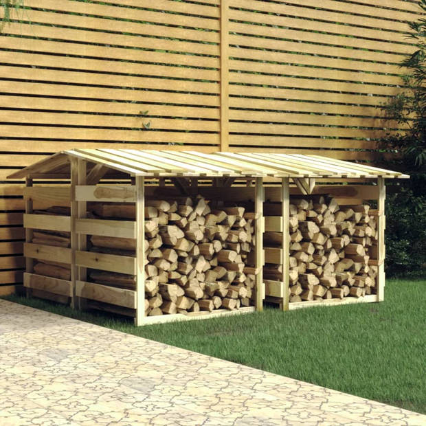 vidaXL Pergola's met dak 4 st 100x90x100 cm geïmpregneerd grenenhout