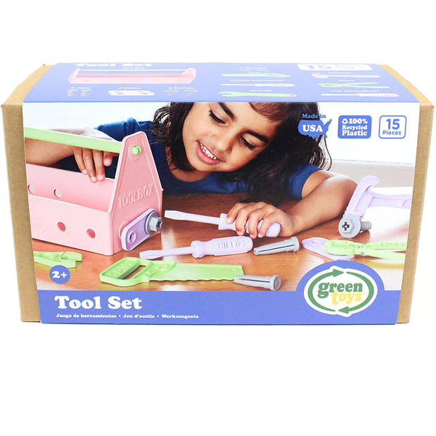 Green Toys - Gereedschapskist Roze