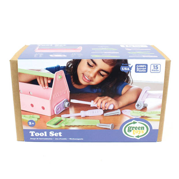 Green Toys - Gereedschapskist Roze