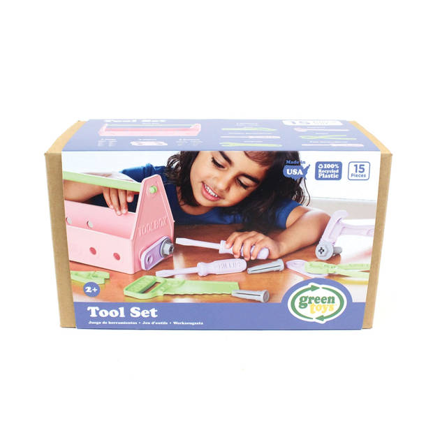 Green Toys - Gereedschapskist Roze