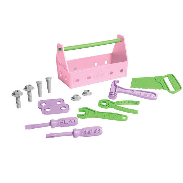 Green Toys - Gereedschapskist Roze