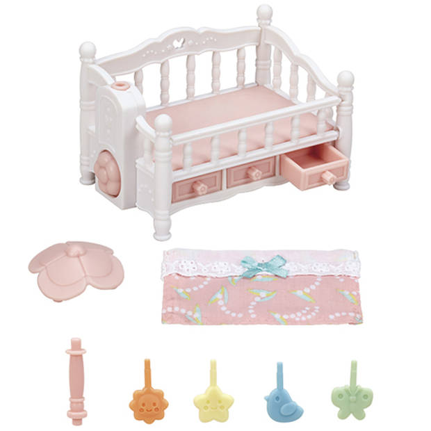 Sylvanian Families bed voor drieling met mobiel - 5534