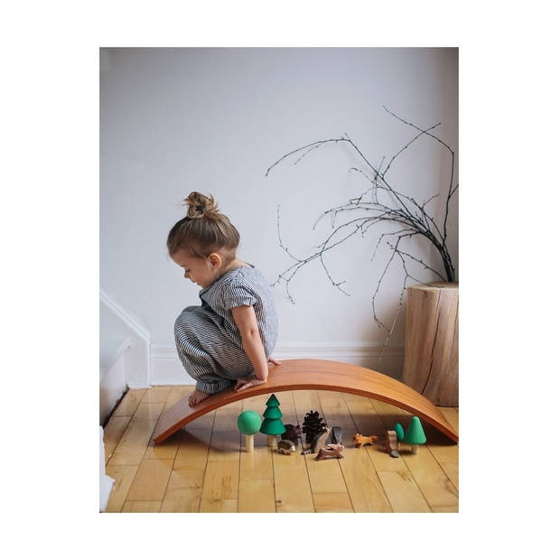 Kinderfeets houten balansbord / balance board kinderen - Bamboe