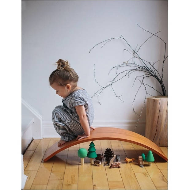 Kinderfeets houten balansbord / balance board kinderen - Bamboe