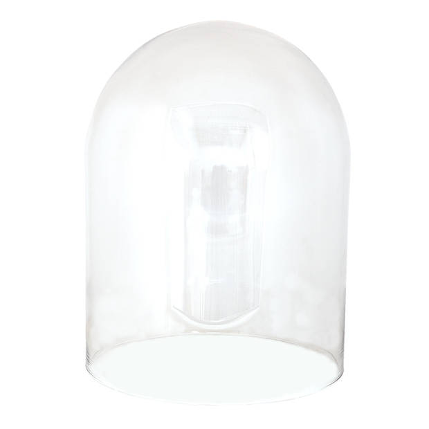 Clayre & Eef Stolp Ø 23x29 cm Transparant Glas Glazen stolp Transparant Glazen stolp