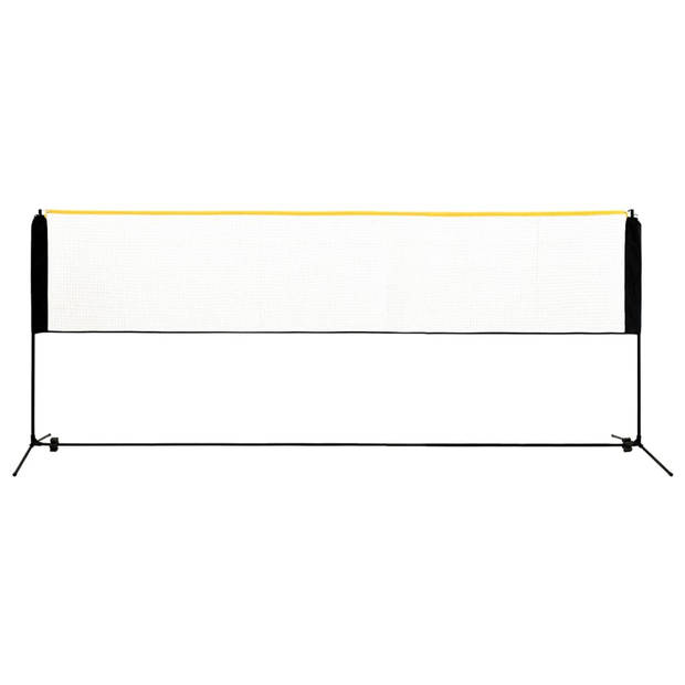 vidaXL Badmintonnet verstelbaar 400x103x94-158 cm metaal