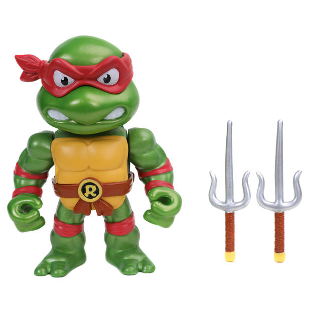 JADA speelfiguur Turtles Raphael 10 cm die-cast groen/rood