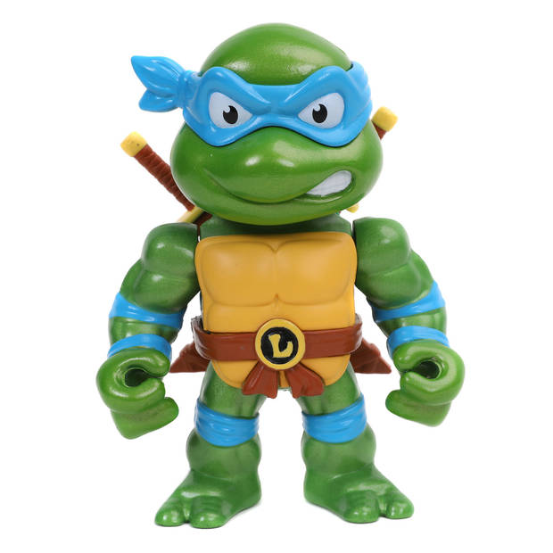 JADA speelfiguur Turtles Leonardo 10 cm die-cast groen/geel