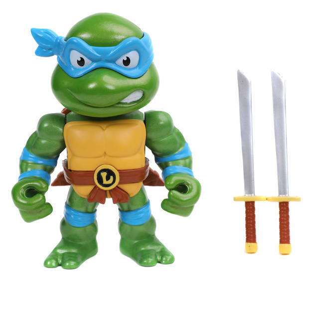 JADA speelfiguur Turtles Leonardo 10 cm die-cast groen/geel