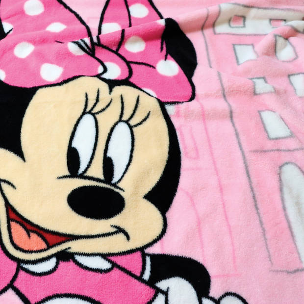 Disney Minnie Mouse Fleece deken Shopping - 110 x 140 cm - Polyester