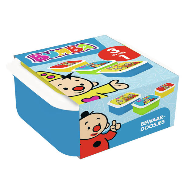 Studio 100 koekendoosjes 3-in-1 Bumba junior 3 stuks