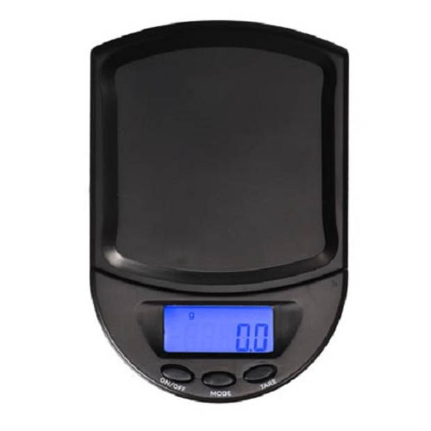 Perel precisieweegschaal digitaal 10 x 6,9 cm ABS zwart