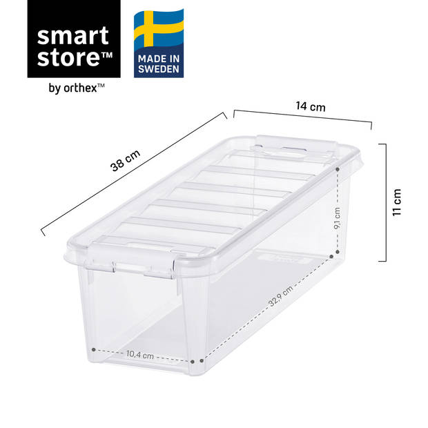 Orthex - SmartStore - Classic 4 - Opbergbox - 3,5 liter - Transparant