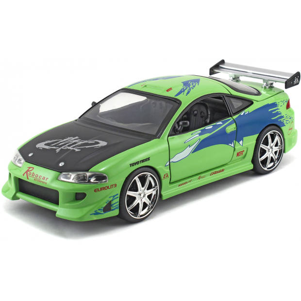 JADA auto Fast & Furious 1995 Mitsubishi 1:24 die-cast groen