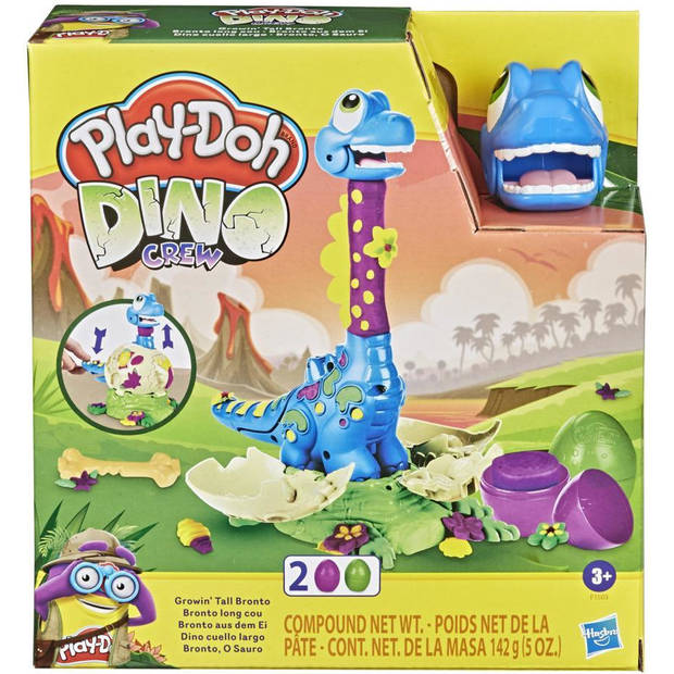 Play-Doh kleiset Dino Crew Growing Tall Bronto junior 7-delig