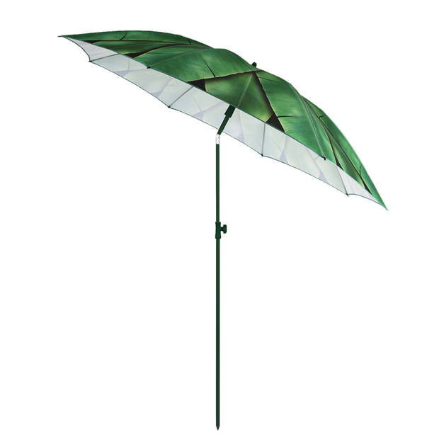 Esschert Design parasol - bananenbladeren print - D180 x H218 cm - Parasols