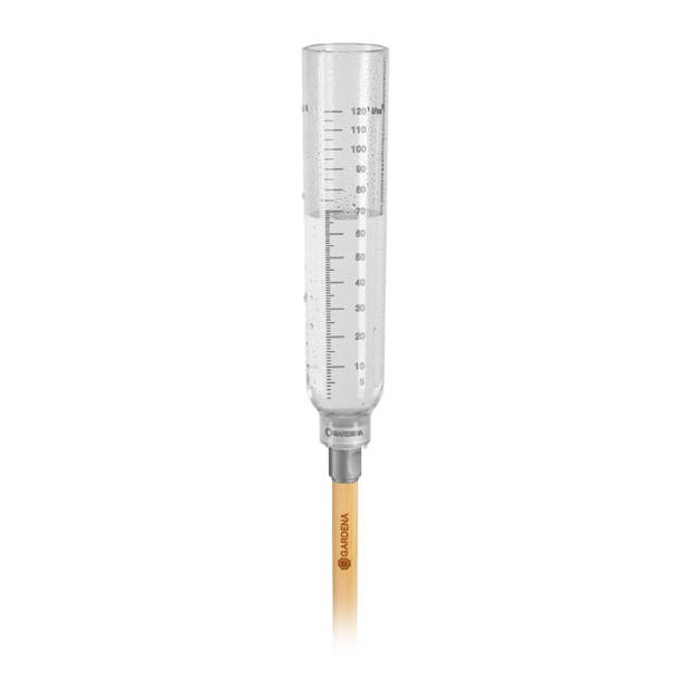 Gardena regenmeter ClickUp! 28,9 cm transparant