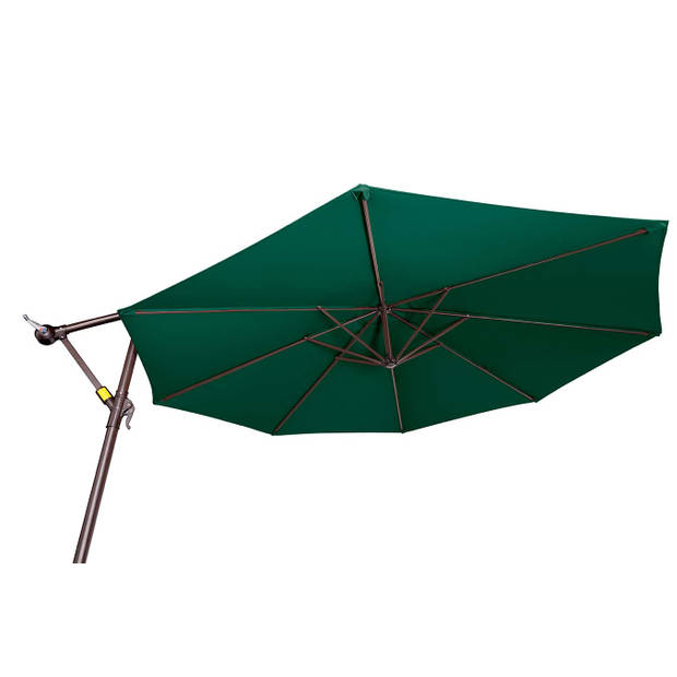 Feel Furniture - Toscano - Banana parasol - Donkergroen