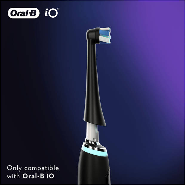 Oral-B opzetborstels iO Ultimate Clean Zwart (2 stuks)