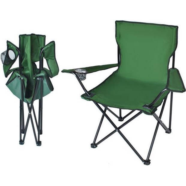 Campingstoel - Multifunctionele Visstoeltje Opvouwbaar Met Rugleuning - Camping Klapstoel / Vouwstoel, Strandstoel