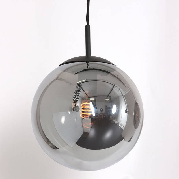 Steinhauer Hanglamp bollique L 120 cm 3 lichts 3122 zwart