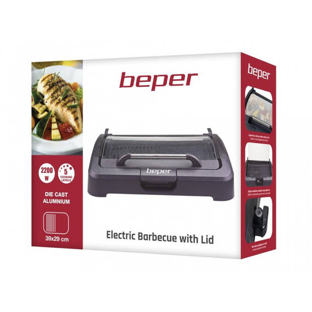 Beper 90.871 - Multifunctionele elektrische BBQ