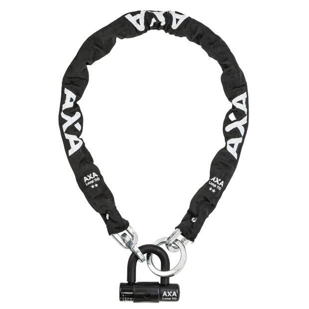 Axa Slotketting Disc Lock Loop 110 Art** Zwart