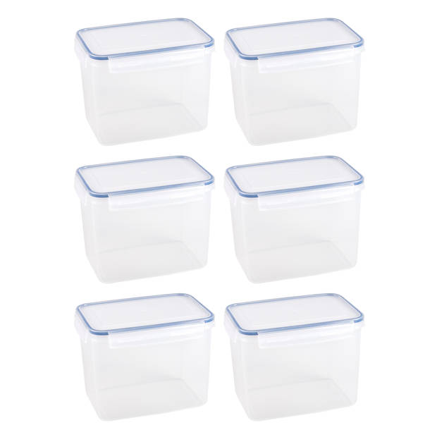 Basic vershouddoos 3,6L - Set van 6 - Transparant