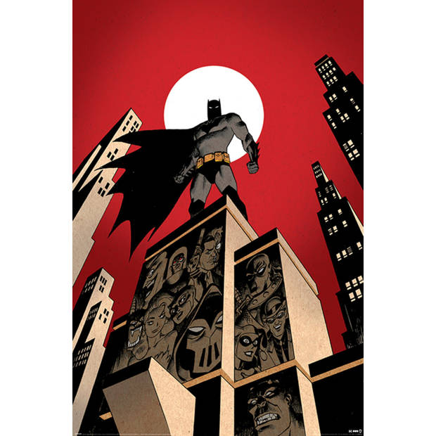 Poster Batman Villain Skyline 61x91,5cm