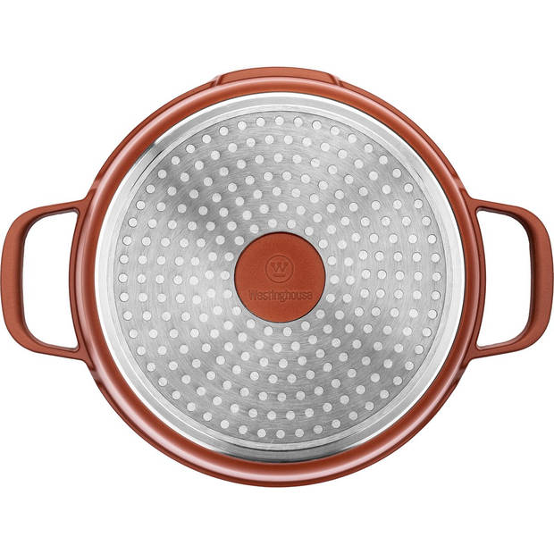 Westinghouse Braadpan Performance - Rebel Red - ø 24 cm / 4.5 liter