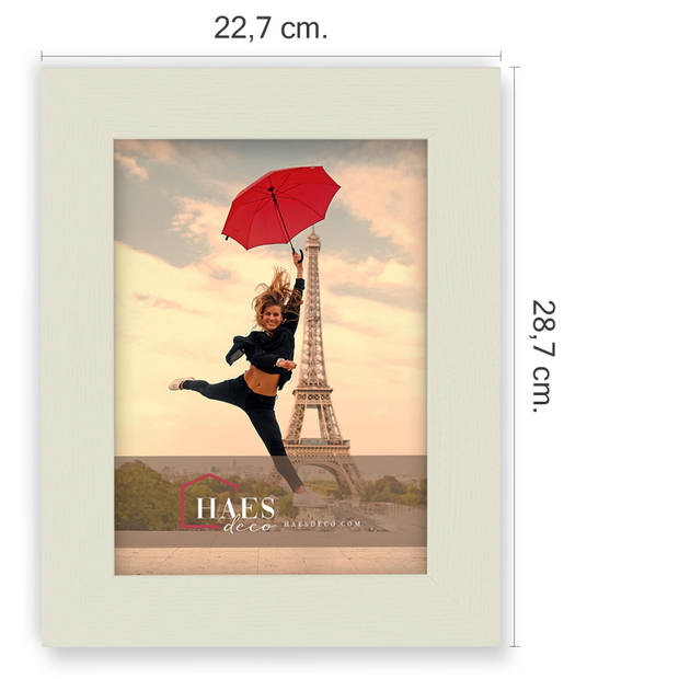 HAES DECO - Houten fotolijst Paris wit 18x24 - SP001183