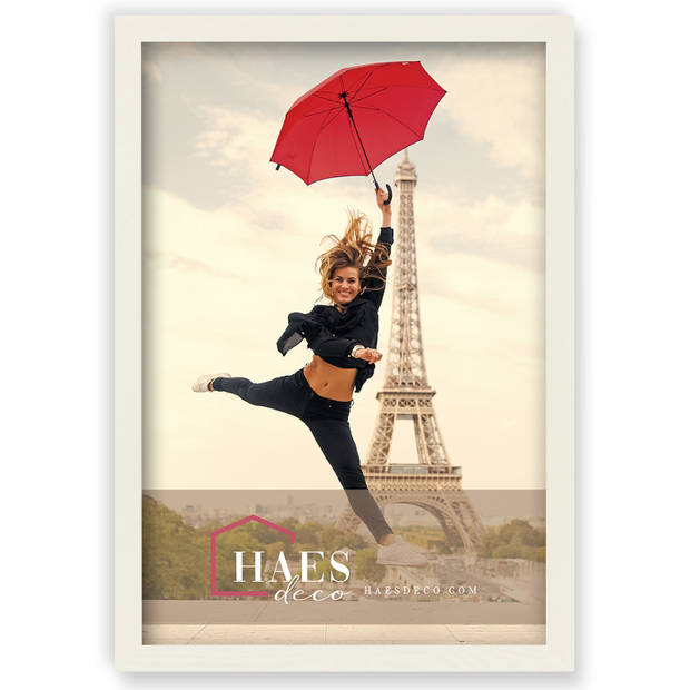 HAES DECO - Houten fotolijst Paris wit 40x60 - SP001413