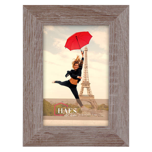 HAES DECO - Houten fotolijst Paris bruin 10x15 - SP001105